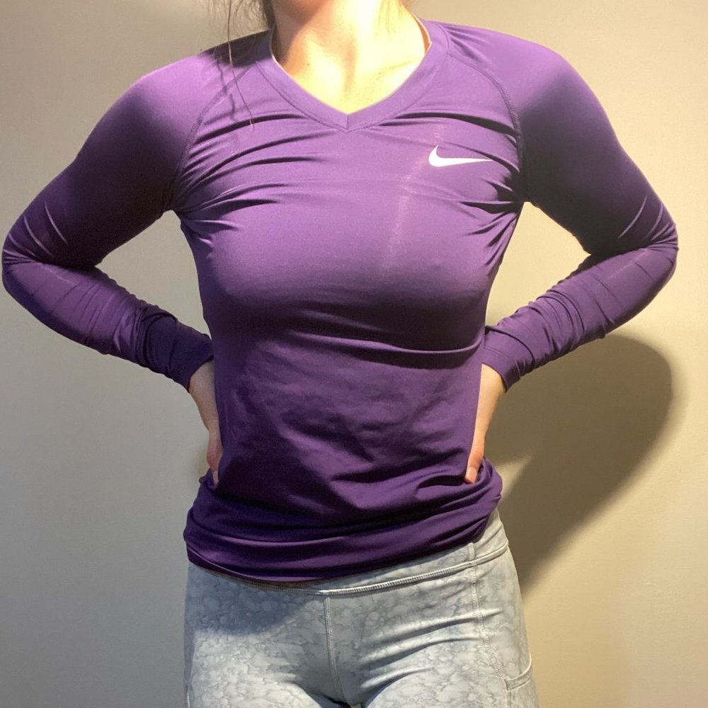 Nike Pro Combat long sleeve workout top size XS
